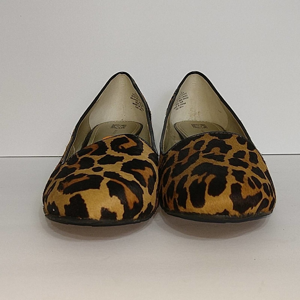 Anne Klein animal print wedges shoes - Picture 6 of 12